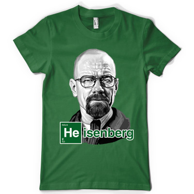 Walter White alias Heisenberg als Motiv für dein Shirt
Ideales Motiv für allerlei Aktivitäten, nicht nur zum Kochen.