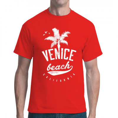 Shirt Motiv: Venice Palme
Bei diesem Motiv kommt man ganz schnell in Urlaubsstimmung. 