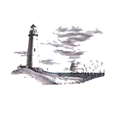 Meeres Landschaft mit Leuchtturm Stillleben  - Oversize, M - Maritim, N - Natur, MOTIVE P - Z, U - Umwelt, X - XXL Motive, Y - Yachting, ALLE MOTIVE, Tiere & Natur, Männer & Frauen, MARITIM