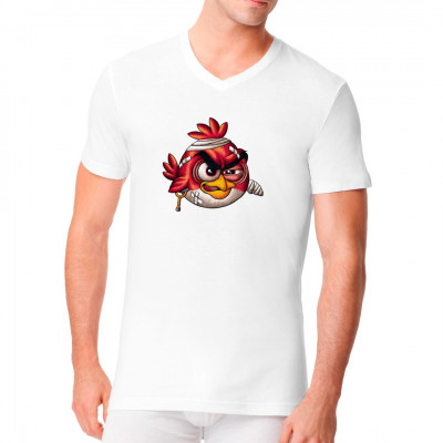 T-Shirt Motiv: Wütender roter Vogel

Witziges Smartphone Gamer Motiv für dein T-Shirt, Sweatshirt oder V-Neck