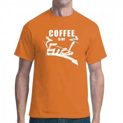 Tolles Shirt - Motiv für alle, die ohne ihre tägliche Dosis eines koffeinhaltigen Heißgetränkes nicht ansprechbar sind.