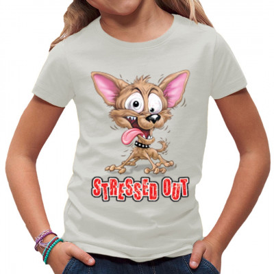 Fun Motiv: Stress out Dog

Lustiges Fun Shirt Motiv. Total durchgeknallter Hund. Comic Style Motiv. 