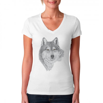 T-Shirt-Motiv : Gray Wolf Head
Grauer Wolfskopf für dein Shirt. Cooles Motiv für alle Naturfreunde.