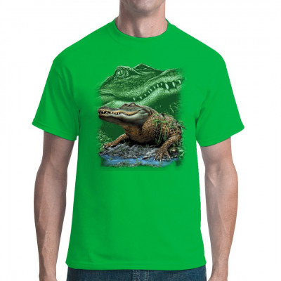 Alligator im Sumpf
