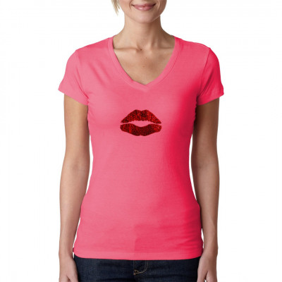 Lips (Pailletten) - Kussmund
