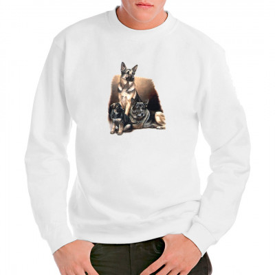T-Shirt: Schäferhund Familie