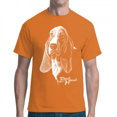 T-Shirt Basset Rassehund Hund