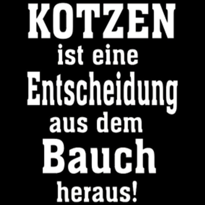 Kotzen, Trinken, Übelkeit, FUN Shirt, Cooles Motiv TShirt selbst