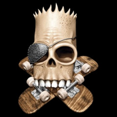 Bart Skate Skull