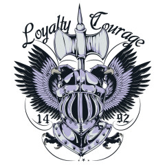 Loyalty-Courage 1492 Helm, Axt