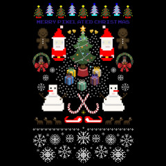 Pixelige Weihnachten