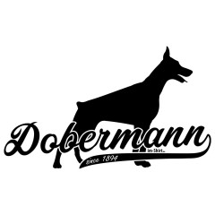 Hunde Motiv: Dobermann (schwarz)
