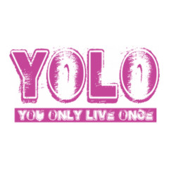 Hipster-Motiv: YOLO - You Only Live Once