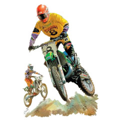 Motocross Shirt: Dirtbike, Dirt bikin