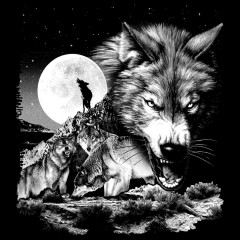 Wolfsrudel - Oversize Motiv