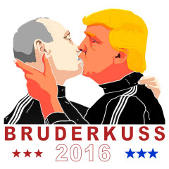 Wladimir & Donald - Bruderkuss 2016