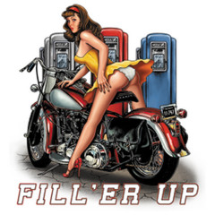 Fill'er Up - Biker Pin Up