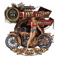 Pin-Up: Live The Legend - Ride A Classic