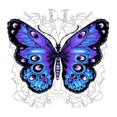 Purpurner Schmetterling
