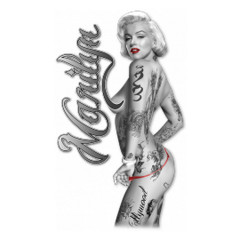 Pin Up Motiv: Marilyn String Nude
