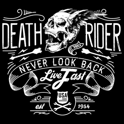 style3 Dean Tatuaggio T-Shirt da Uomo James Rock Tatuato Biker USA