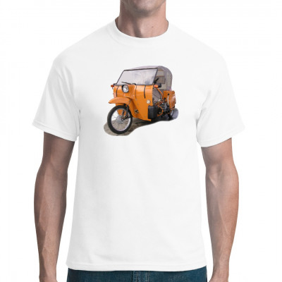Generisch Simson Motore Uomo Maglietta - shirt84 - Oliva, M